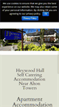 Mobile Screenshot of heywoodhall.co.uk